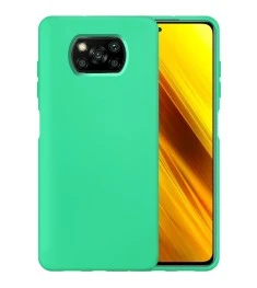Силикон Original 360 Case Xiaomi Poco X3 (Бирюзовый)
