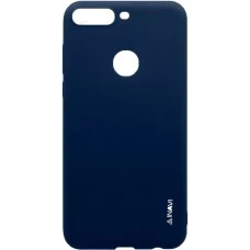 Силикон iNavi Color Huawei Y7 (2018) / Y7 Prime (2018) / Honor 7C Pro (темно-синий)