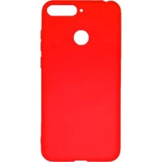Силиконовый чехол Multicolor Huawei Y6 (2018) / Y6 Prime / 7a Pro (красный)