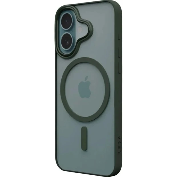 Чохол iLeraGo ColorAnt прозорий для Apple iPhone 16 (глибокий зелений) iLGCAClCaDG16