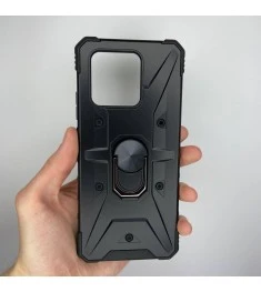 Бронь-чехол Ring Armor Case Xiaomi Redmi 12C / 10C / Poco C40 (Чёрный)