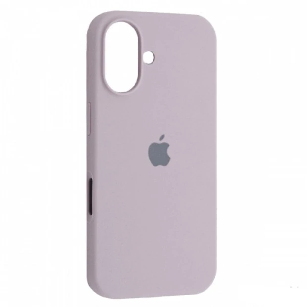 Силіконовий чохол Original Round для Apple iPhone 16 Plus (71) Світлий Гліциній