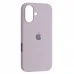 Силіконовий чохол Original Round для Apple iPhone 16 Plus (71) Світлий Гліциній Силіконовий чохол Original Round для Apple iPhone 16 Plus (71) Світлий Гліциній