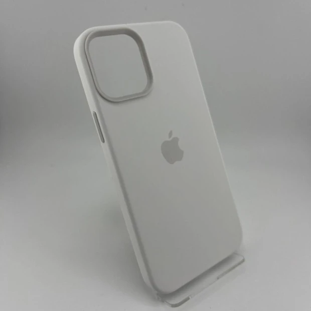Чохол з силікону з MagSafe для Apple iPhone 12 Pro Max (білий)