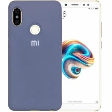 Силиконовый чехол Original Case Xiaomi Redmi Note 5 / Note 5 Pro (Серый)