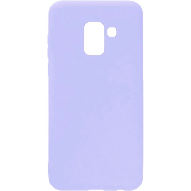 Силиконовый чехол iNavi Color Samsung Galaxy A8 Plus (2018) A730 (фиолетовый)
