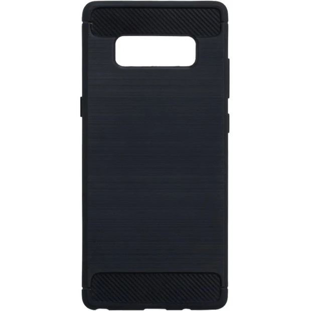 Чехол Силикон Polished Carbon для Samsung Galaxy Note 8 (Чёрный)