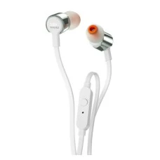 Проводные наушники-гарнитура вакуумные JBL T210 (Серый)