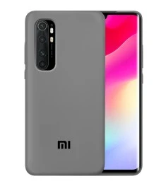 Силикон Original 360 Case Logo Xiaomi Mi Note 10 Lite (Серый)