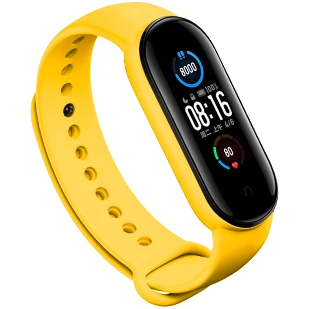 Ремешок Original Design Xiaomi Mi Band 5 (Жёлтый)