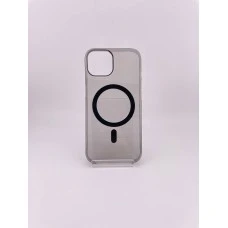 Чехол Clear Case Premium with MagSafe Apple iPhone 15 (Black)