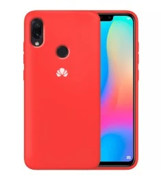 Силикон Original 360 Case Logo Huawei P Smart Plus (Красный)