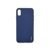 Силіконовий чохол iNavi Color для iPhone X  /  XS (темно-синій)