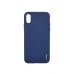 Силіконовий чохол iNavi Color для iPhone X  /  XS (темно-синій)