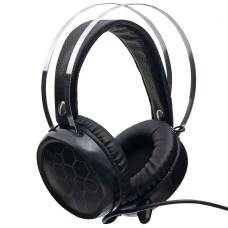 Наушники-гарнитура для компьютера Tuner X1S 3.5 mm + USB Colorfull Light (Чёрный)