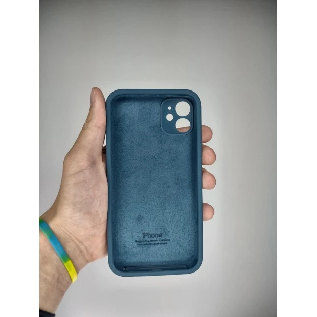 Силикон Original Square RoundCam Case Apple iPhone 11 (39) Cosmos Blue