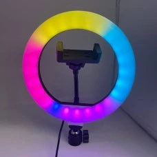 Набір для зйомки LED-лампа RGB200 (20 см) (Чорний)
