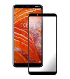 Защитное стекло 5D Japan HD Nokia 3.1 Plus Black