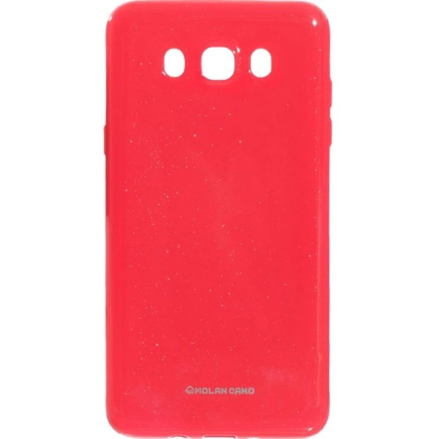 Силиконовый чехол Molan Shining Samsung Galaxy J7 (2016) J710 (Светло-красный)
