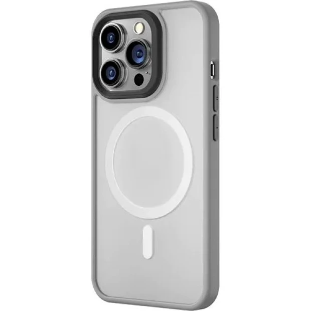 Чохол Blueo Skin Friendly Anti-Drop з MagSafe для Apple iPhone 15 Pro Max (сірий)