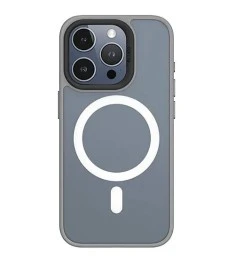 Чохол Blueo Skin Friendly Anti-Drop з MagSafe для Apple iPhone 15 Pro Max (сірий..