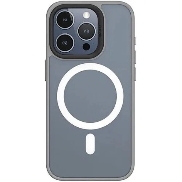 Чохол Blueo Skin Friendly Anti-Drop з MagSafe для Apple iPhone 15 Pro Max (сірий)