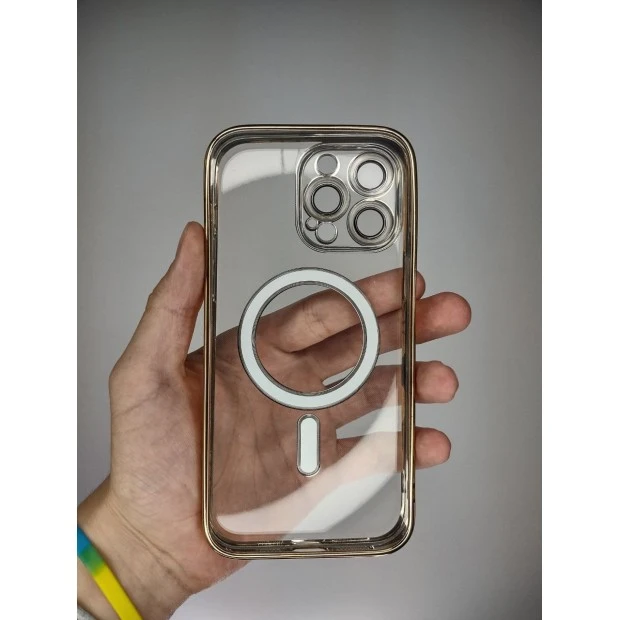 Чехол UMKU Shining with MagSafe Apple iPhone 14 Pro Max (Gold)