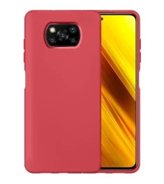 Силикон Original 360 Case Xiaomi Poco X3 (Клубничный)