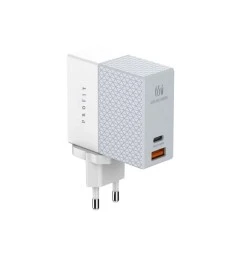 Адаптер живлення Profit A2620C 65W PD Type-C  /  QC (Білий)