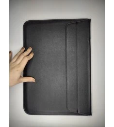 Чехол Leather Cover Apple MacBook 15.4" / 16" (Black)