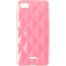 Силиконовый чехол Baseus Rhombus Case Xiaomi Redmi 6a (Pink)
