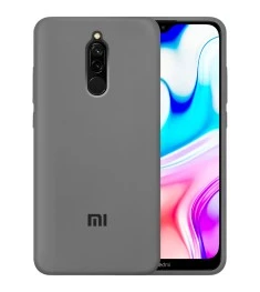 Силикон Original 360 Case Logo Xiaomi Redmi 8 (Серый)