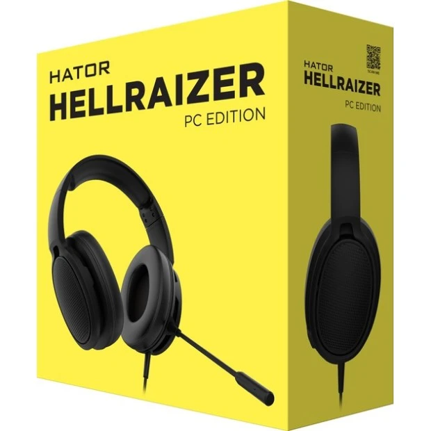Hator Hellraizer дротові накладні навушники-гарнітура (чорні) (HTA-812)
