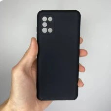 Силикон Original Samsung Galaxy A31 (ShutCam) (Чёрный)