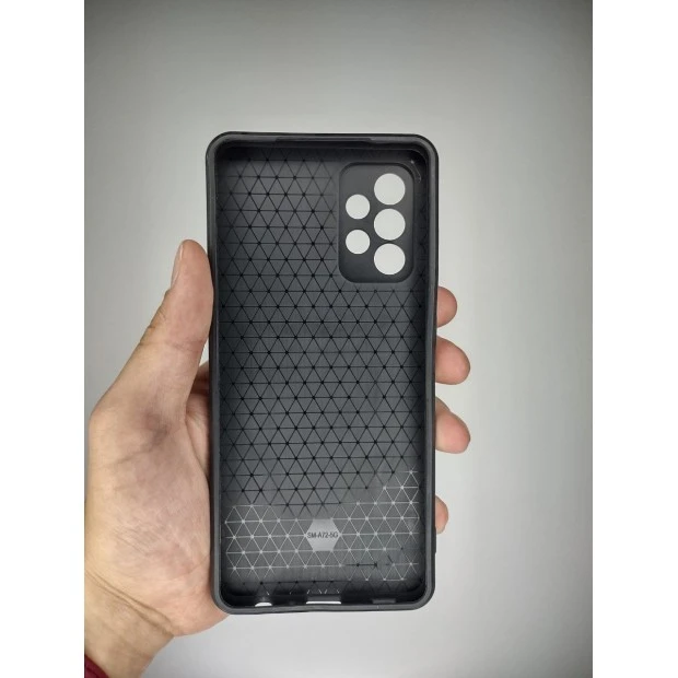 Броньований чохол Ring Serge Armor Case для Samsung Galaxy A72 (ShutCam) (Чорний)