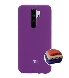 Силіконовий чохол Original Xiaomi Redmi Note 8 Pro (ShutCam) (Фіолетовий)