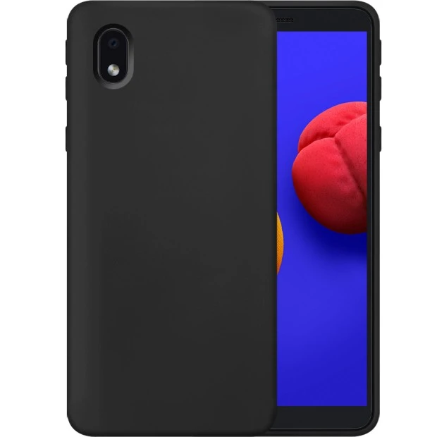 Силіконовий чохол Original 360 Case для Samsung Galaxy A01 Core (Чорний)