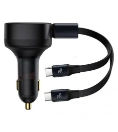 Baseus Enjoyment Retractable C00035500111-00 33W (2Type-C) (Чорний)