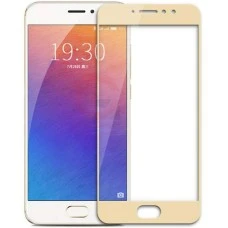 Стекло 3D Meizu M3S / M3 Mini Gold