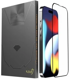 Защитное стекло iLera DeLuxe Apple iPhone 15 Pro (Black) iLFCDL15Pr