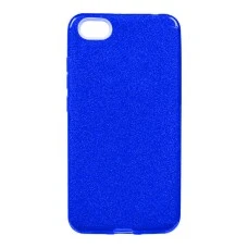 Силиконовый чехол Glitter Xiaomi Redmi 4a (Синий)