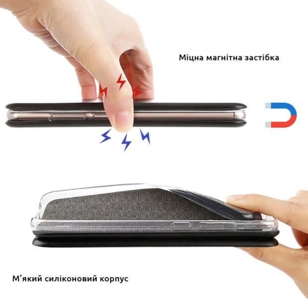 Чохол-книжка Оригінал Huawei P Smart (Темно-синій)