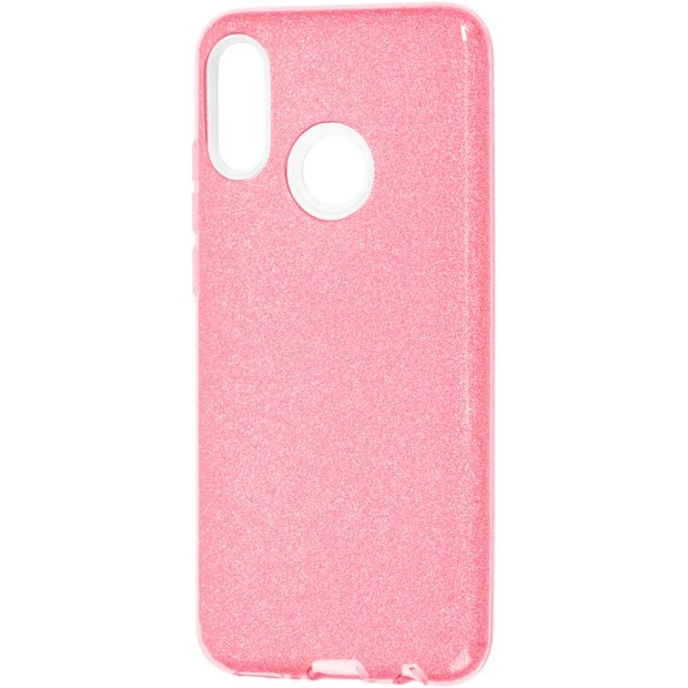Силикон Glitter Huawei P Smart (2019) (Розовый)