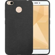 Силиконовый чехол Textile Xiaomi Redmi 4x (Чёрный)