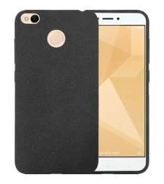 Силикон Textile Xiaomi Redmi 4x (Чёрный)