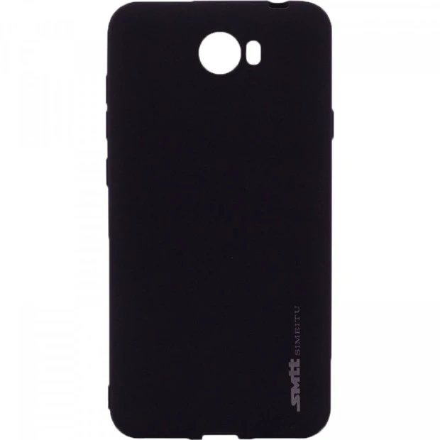 Силиконовый чехол SMTT Huawei Y5-II (Черный)