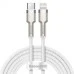 USB-кабель Baseus Cafule Metal Data 20W (2m) (Type-C на Lightning) (Білий) CATLJK-B02 USB-кабель Baseus Cafule Metal Data 20W (2m) (Type-C на Lightning) (Білий) CATLJK-B02