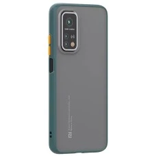 Силикон Totu Gingle Series Xiaomi Redmi Note 11 / Note 11S (Тёмно-зелёный)