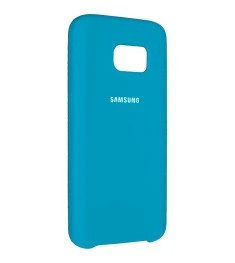 Силикон Original Case Samsung Galaxy S7 Edge (Голубой)