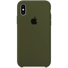 Силиконовый чехол Original Case Apple iPhone XS Max (46) Deep Green
